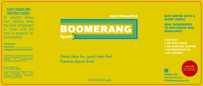 BOOMERANG Blue Pineapple - For 6/5/26 ATX Local Delivery or Pickup
